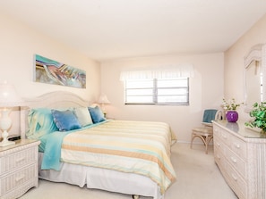 Ocean View Master Bedroom at 1 Bed Vacation Rental FL