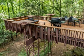 deck with grill