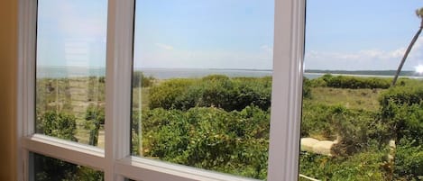 This 3 BR3.5 BA villa has amazing views of the ocean and Edisto River!