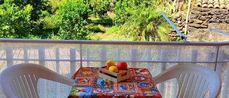 Balcone con vista sull'Etna 