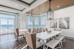 Main Dining Area with Stunning Beach Views