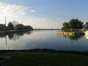 View of Lake Erie from front yard
