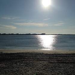 Stunning views from the beach