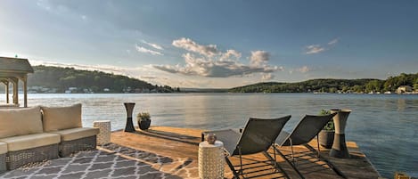 Harveys Lake Vacation Rental | 5BR | 2.5BA | 2,884 Sq Ft | Stairs to Access