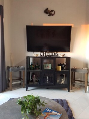 Giant TV in Living room