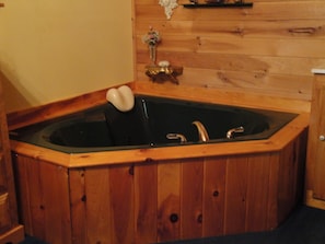 Garden Hot tub in Master Bedroom