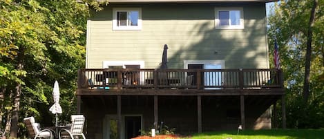 View of house from lake.