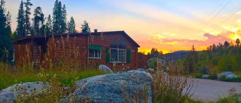 Sunset at the cabin