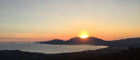 Coucher de soleil sur Ajaccio 