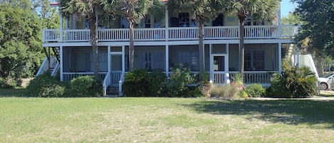 The Condo is One of Four Units in This Circa 1910 Army Nurses Quarters Building.