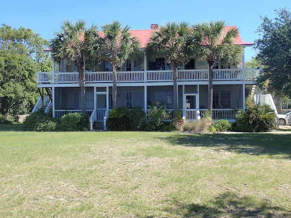 The Condo is One of Four Units in This Circa 1910 Army Nurses Quarters Building.