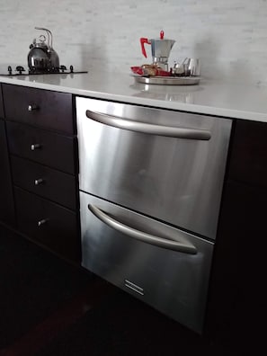 Built-in Undercounter 
Refridgerated Drawer and Freezer Drawer
