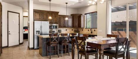 Kitchen and Dining Area