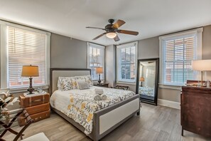 Comfortable bedrooms.