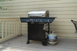 Fire up the grill and toss on some burgers...yum.