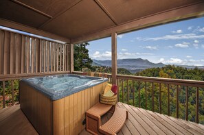 Hot Tub, cold beverage, Imagine this view