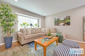 Make Yourself at Home in This Comfy Living Area
