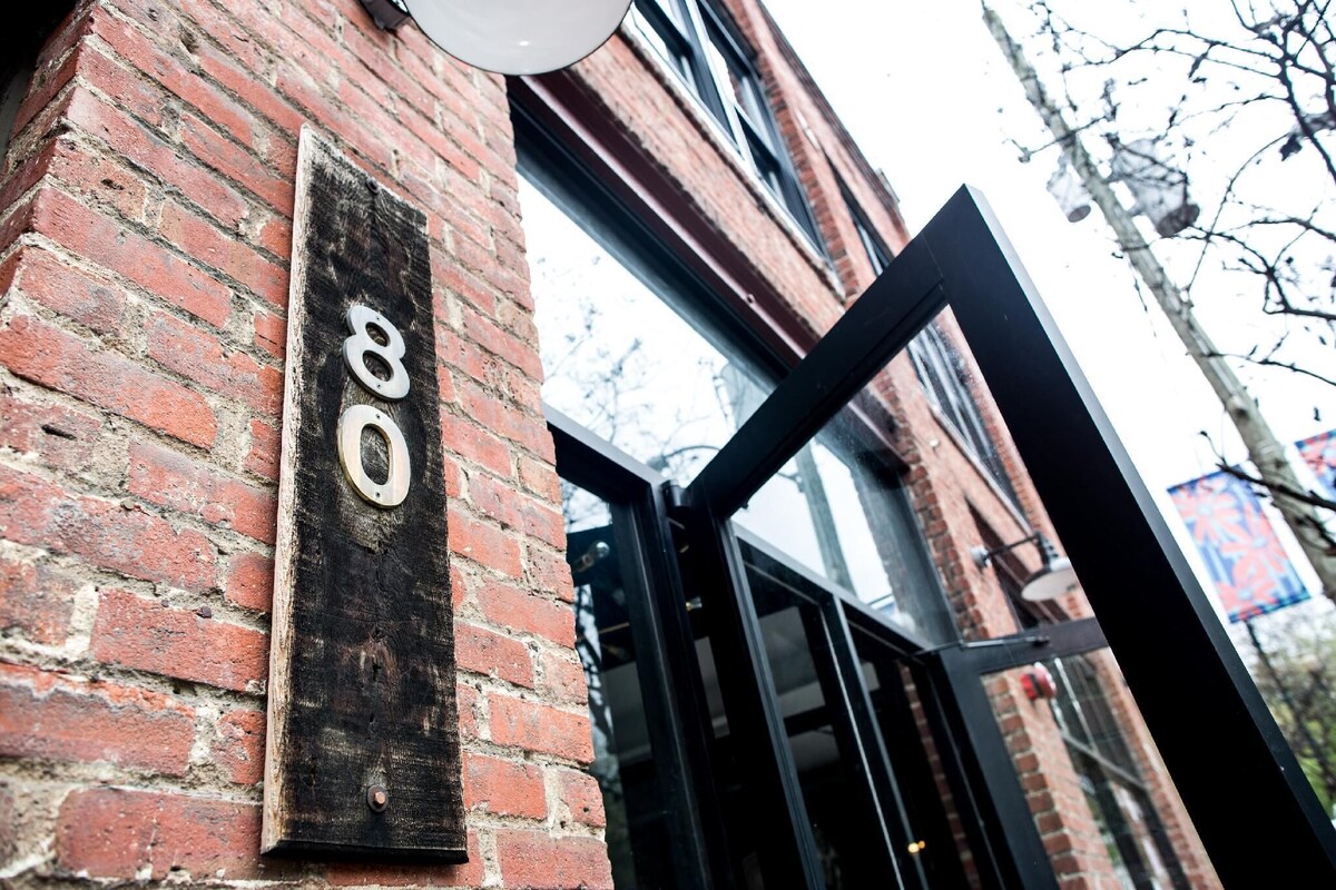 80 LEX APT 204 : Industrial Chic Meets the Old World in Downtown Asheville + Free Off Street Parking