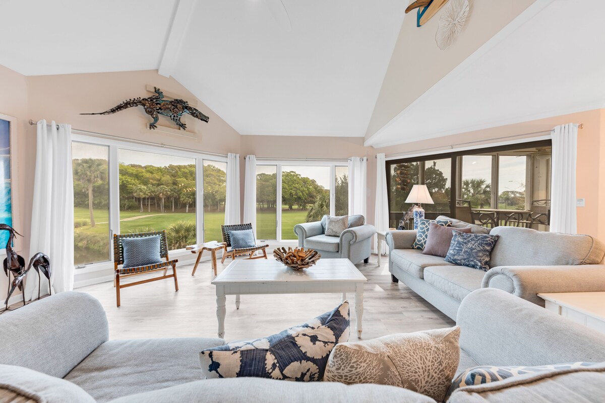 3BR/2BA Spinnaker! Golf/Lagoon Views! Walk to Pelican Beach, Club, Pools!