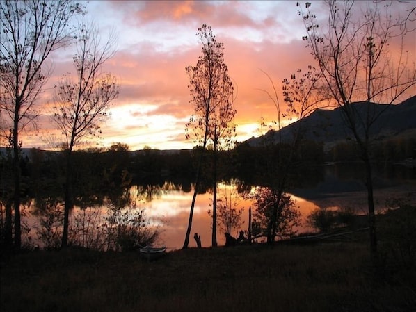 Sunrise on the Lake! We see this often.