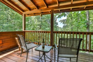 Private deck off master bedroom