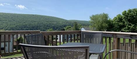 View from deck off master bedroom. 