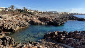 private direct entrance to sea for swimming right  in front of property 