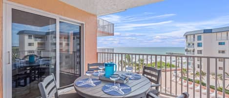 Private Balcony Overlooking the Beautiful Gulf of Mexico
