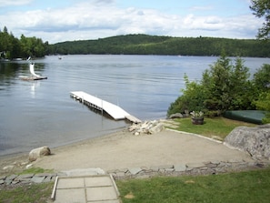 Sandy Beach with Dock and Swim Float