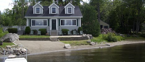 Private Sandy Beach with Dock & Swim Float