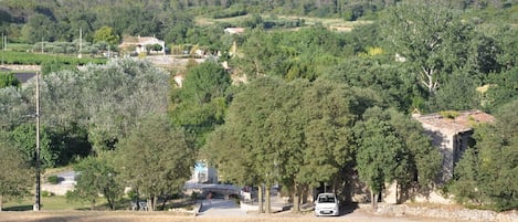 Le gite dans son environnent de verdure