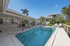 Large “Swimming” heated pool