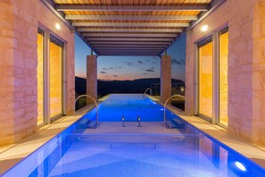 The pool by night! 