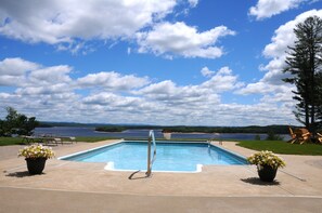 Stunning Views of the Mountains and Lake from the pool