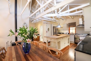 Open plan Kitchen and dining area