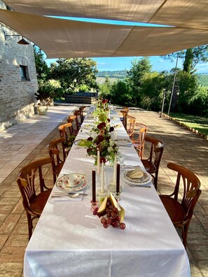 Outdoor dining