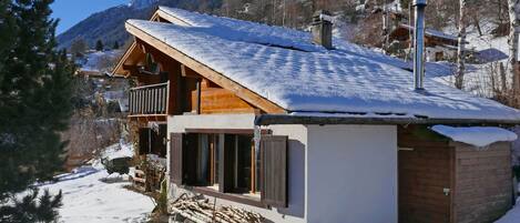 Neige, L'Hiver, Propriété, Maison, Toit, Domicile, Montagne, Bâtiment, Cabane, Chalet