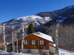 Snow, Mountain, Winter, Mountainous Landforms, Sky, Property, House, Mountain Village, Mountain Range, Hill Station