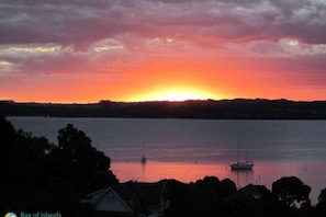 Sunset over the bay