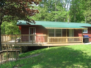 New deck, Cedar Cottage