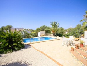 Terrace and pool