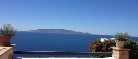 Sea view from the terrace 