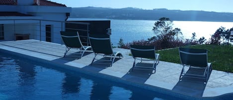 Recliners by the pool