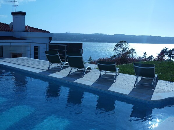 Recliners by the pool