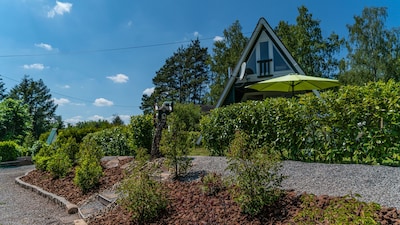 Holiday home in a sunny location and stunning views of the Palatinate Forest