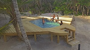 The world's only ray shaped pool
