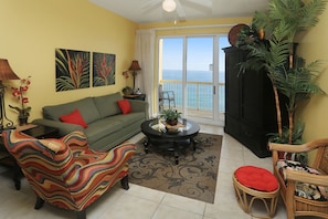 Family Room with Gulf View