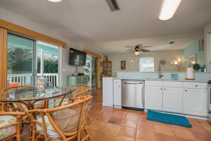 Kitchen and dining area