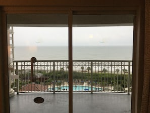 Living Room Sliding Door with Beach/ Ocean Front View