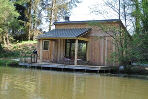 The cabin and deck